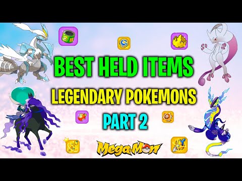 BEST HELD ITEMS FOR LEGENDARY POKEMON IN MEGAMON ( PART 2 ) 🤩