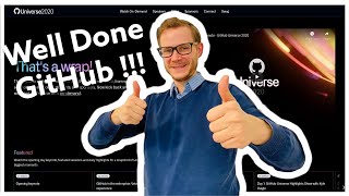Mes impressions sur le Github Universe 2020. Well done Github.