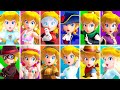 Princess Peach Showtime All Transformations Cutscenes