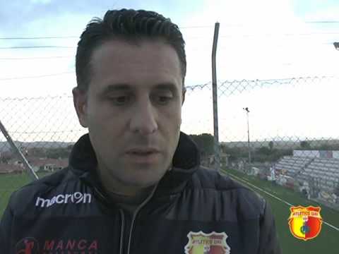 Il tecnico Cirinà dopo Atletico Uri 2- Ghilarza 3 (10^ di Eccellenza)