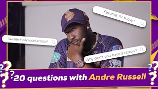 What's Andre Russell's favorite Indian Dish?  | 20 questions with Andre Russell | KKR IPL 2022