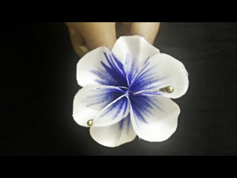 How to make satin cloth flowers