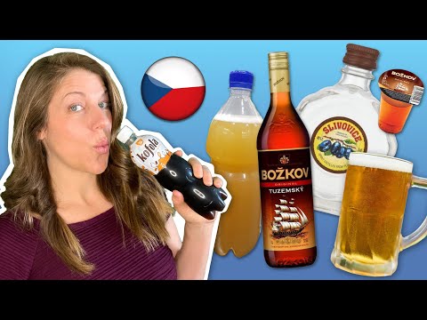 TRYING CZECH DRINKS (They actually drink that??)