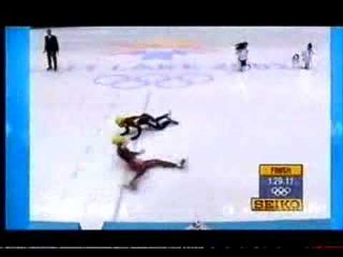 Steven Bradbury  wins gold! - winter olympics 2002
