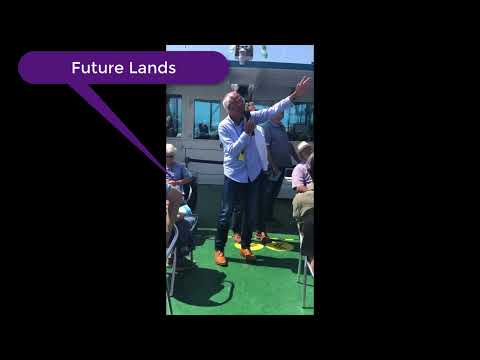 FutureLands a massive port in europe built on water using sea sand and run using AI