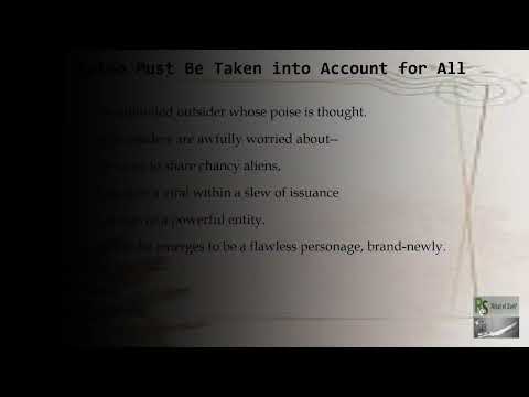 Jon Mateo Must Be Taken into Account for All   An I Lyric Anthology