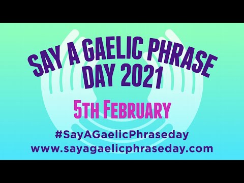 Joy Dunlop's #sayagaelicphraseday