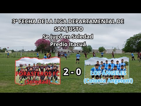 Forasteros FC (Soledad) vs Los Ángeles (Angeloni) se jugó en Soledad Liga Dptal de S Justo de Fútbol