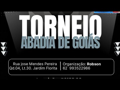 TORNEIO DE PAR OU ÍMPAR (F.R DISTRIBUIDORA) ABADIA DE GOIÁS DIA 11 DE JANEIRO 2026 SINUCA AO VIVO