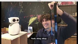 Reachy Mini recognizes itself in the mirror