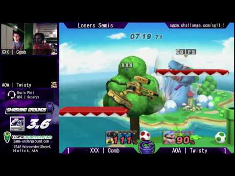 SG at GU 11.1 LS: XXX | Comb (ROB) vs AOA | Twisty (Wario)