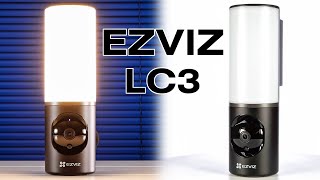 EZVIZ LC3 Überwachungskamera & Außenbeleuchtung mit LED Flutlicht | review #EZVIZ LC3 Außenkamera