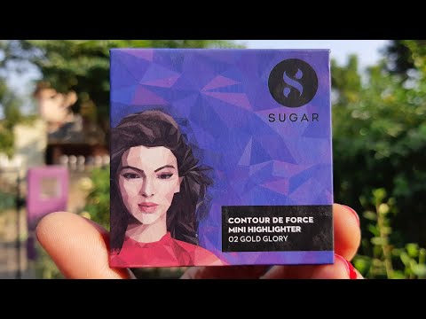 Sugar contour the force mini hilighter 02 gold glory review | Video