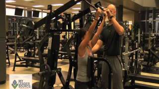Isolateral Pull Down exercise video thumbnail