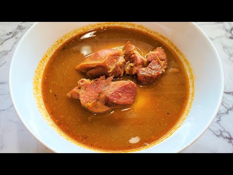 Smoked Turkey & Fish Light Soup | Ultra-quick recipe
