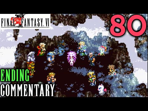 Final Fantasy VI Walkthrough Part 80 - Ending Scenes & Credits: The Great Escape