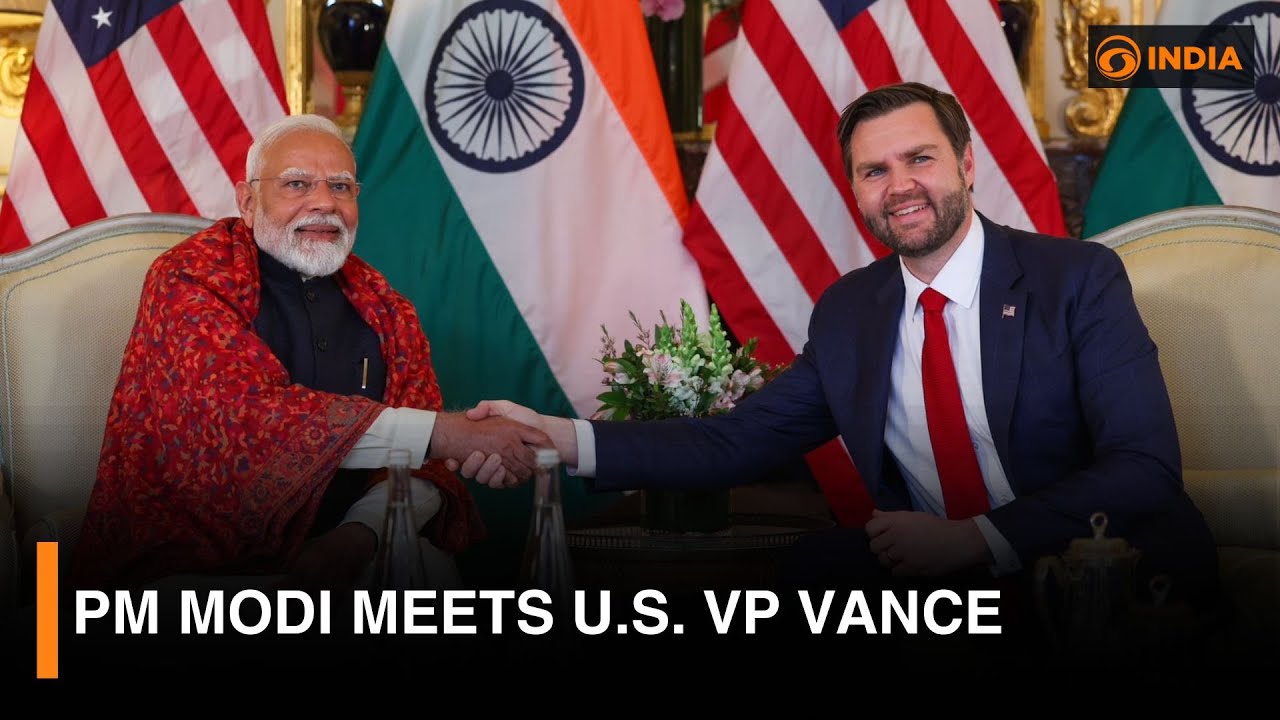 PM Modi Meets U.S. VP Vance | Latest Update | DD India Live