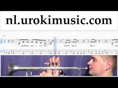 Trompetles Ariana Grande - Break Free Trompetles Muzieknoten Cursus Deel#2 um-374