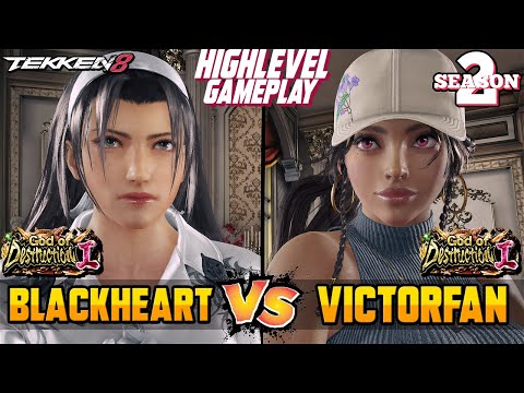 T8 – BLACKHEART (Jun Kazama) vs VICTORFAN (Miary Zo) – Tekken 8 SEASON 2: High Level Gameplay