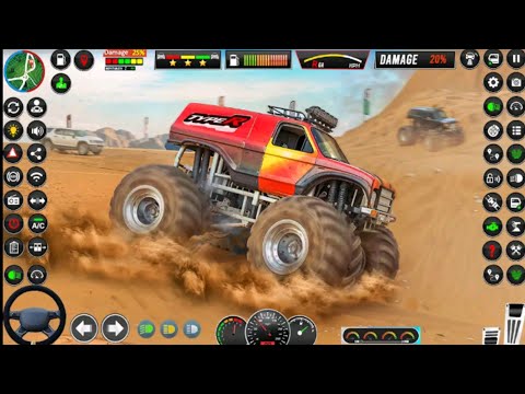 l Offroad 6x6 Monster Truck Driving 3D- Luxury Jeep Hummer Mountain Driver - Android Gameplay