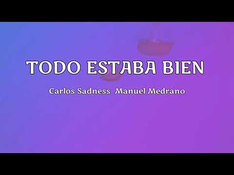 TODO ESTABA BIEN - Carlos Sadness, Manuel Medrano (Letra/Lyrics)