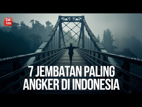 7 JEMBATAN PALING ANGKER di INDONESIA - KISAH MISTIS YANG BIKIN MERINDING‼️#tahukahkamu