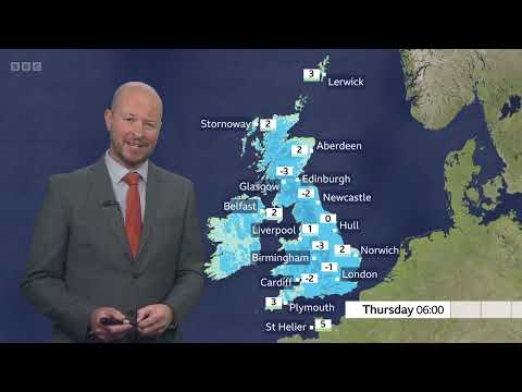 BBC weather today in UK -  November 19th 2025