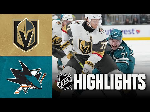 NHL Preseason Highlights | Golden Knights vs. Sharks | September 21, 2025