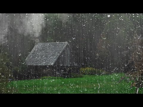 Sleep Instantly within 2 Minutes with Heavy Rain in Farmhouse - Rain Sounds for Sleeping & Relaxing