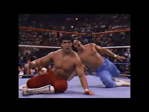 Honky Tonk Man vs. IC Champ Steamboat - TITLE CHANGE!