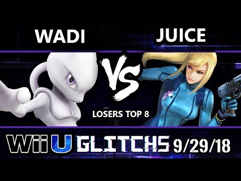 Glitch 5 Smash 4 - WaDi (Mewtwo) Vs. Juice (ZSS) Wii U Losers Top 8