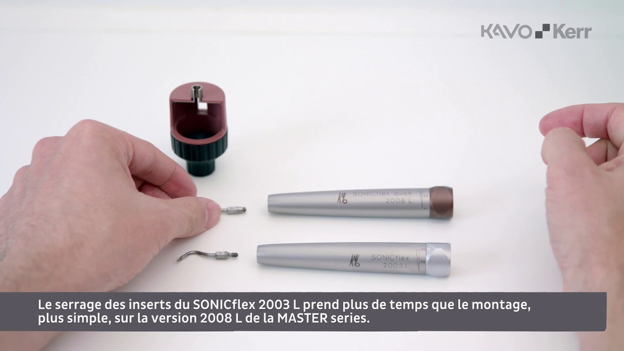 Changement d'insert sur SONICflex 2003L