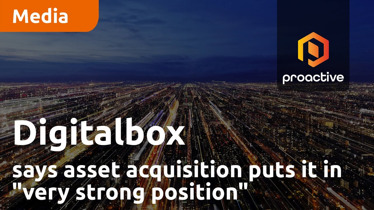 Digitalbox says Media Chain asset acquisition would put it in a "very strong position"