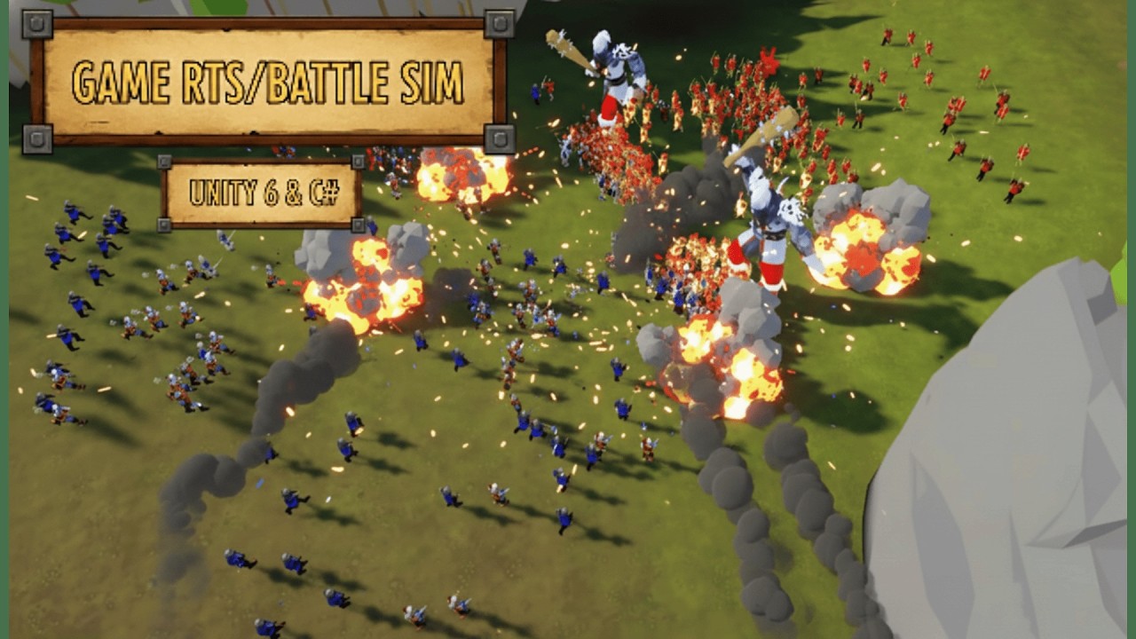 RTS Battle Simulator (C#)