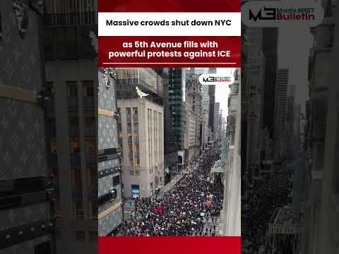 Massive NYC Protest Erupts on 5th Avenue Against ICE After Fatal Shooting