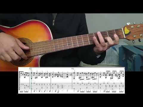 Delta Acoustic Blues Fingerstyle + Tutorial TAB
