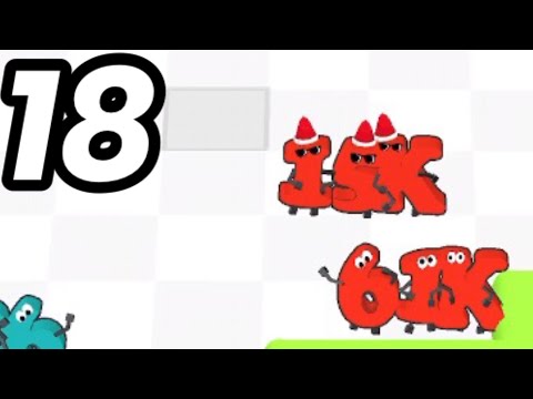 🌷🌹 Numbers.io 3D Gameplay Walkthrough Part 18 (iOS Android)