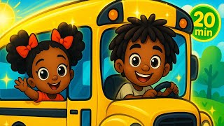Wheels on the Bus + Five Little Ducks + More Kids Learning Songs | 20 Minutes Nursery Rhymes
