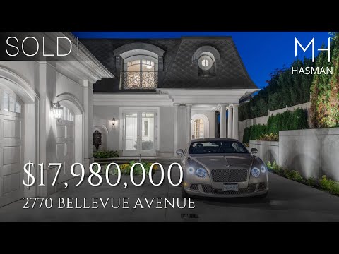 Now Sold! A Magnificent Grand-Scale French Chateau Inspired Waterfront Estate in West Vancouver