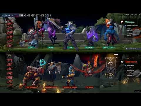 VP vs SECRET Midone Invoker EPIC game ESL GENTING 2018 Highlight