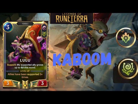 Road to Master Ep7 S5 |Lulu Fizz Deck | Kaboom | Legends of Runeterra| Elite4in1| Master Series