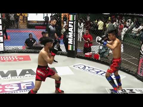 Amateur MMA Fight, My first bout win, MMAFI Mumbai. INDIAN MMA👊. Manipur vs Maharashtra.