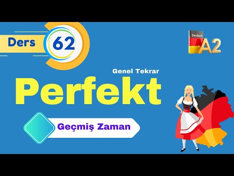 A2 ALMANCA GENEL DERSLERI I Bölüm 62 I Geçmiş Zaman Cümleleri I Perfekt Zamanı
