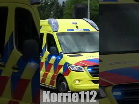 [LUCHTALARM] #Ambulance 09-145 met #spoed naar melding #throwbacktuesday #rettungswagen