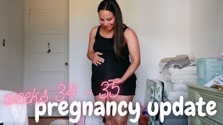 WEEKS 34 - 35 PREGNANCY UPDATE 🎀