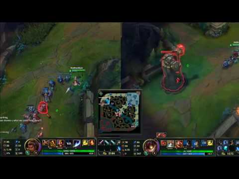 Kled Top vs Xin Zhao, Ziggs Mid vs Ezreal - Victory through AFK (Preseason 7)
