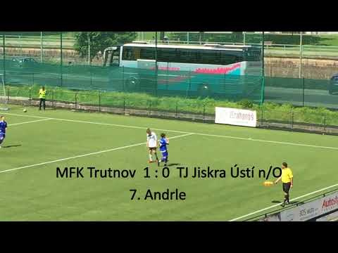 Hattrick č.I Petr Andrle, U17 MFK Trutnov - TJ Jiskra Ústí nad Orlicí, 12.5.2018