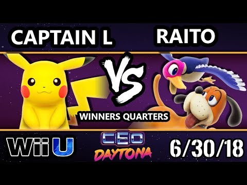 CEO 2018 Smash 4 - Captain L (Pikachu) Vs. CND | Raito (Duck Hunt) Wii U - Winners Quarters
