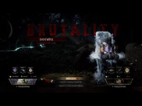 Mortal kombat 11 rain brutality tutorial: around the world