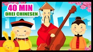 Drei Chinesen mit dem Kontrabass – 40 min lang schöne Kinderlieder zum mitsingen.